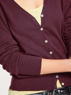 Veste en tricot fin style cardigan