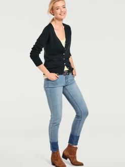 Veste en tricot fin style cardigan