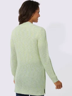 Veste en tricot forme longue confortable
