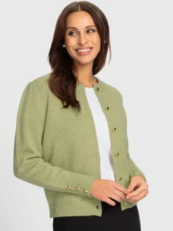Veste en tricot 40% laine mérinos