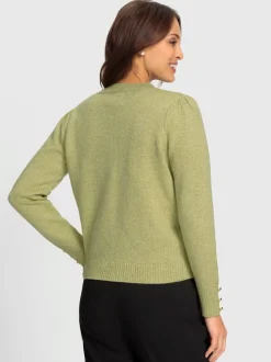 Veste en tricot 40% laine mérinos