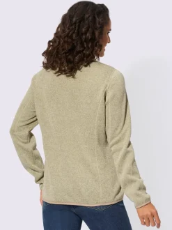 Veste en tricot polaire en polyester recyclé