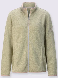 Veste en tricot polaire en polyester recyclé
