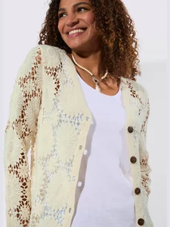 Veste en tricot pur coton