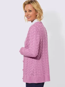 Veste en tricot superbe motif ajouré