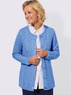 Veste en tricot superbe motif ajouré