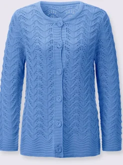 Veste en tricot superbe motif ajouré