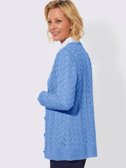 Veste en tricot superbe motif ajouré