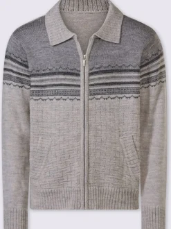 Veste en tricot tissu structuré de qualité