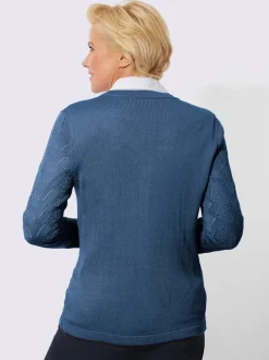 Veste en tricot tricot ajouré