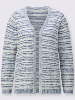 Veste en tricot tricot chiné