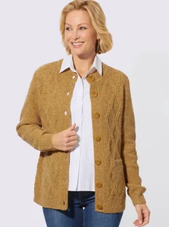 Veste en tricot tricot chiné