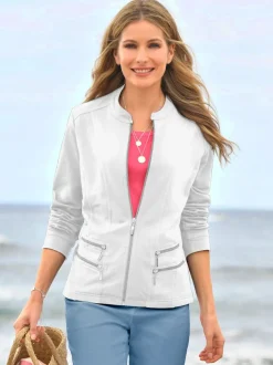 Veste estivale féminine à glissière