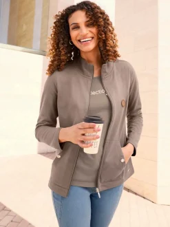 Veste légère poches kangourou