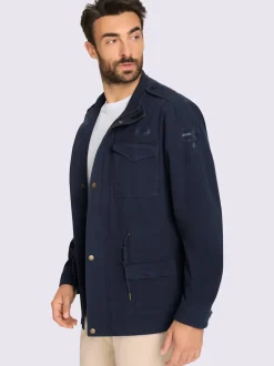Veste longue cordon pour régler la largeur