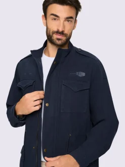 Veste longue cordon pour régler la largeur