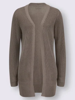 Veste longue en tricot 50% coton