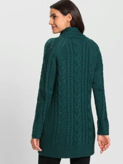 Veste longue en tricot 50% coton