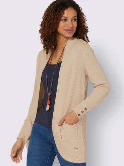 Veste longue en tricot 50% coton