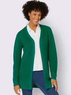 Veste longue en tricot 50% coton