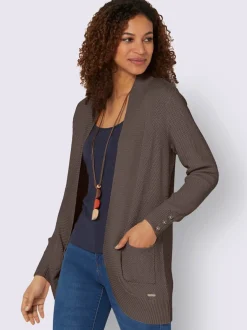 Veste longue en tricot 50% coton