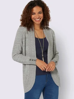 Veste longue en tricot 50% coton