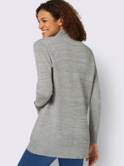 Veste longue en tricot 50% coton