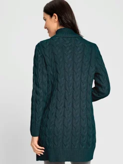 Veste longue en tricot 50% coton