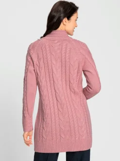Veste longue en tricot 50% coton