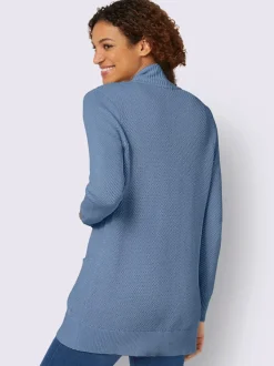 Veste longue en tricot 50% coton