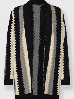 Veste longue en tricot 100% coton