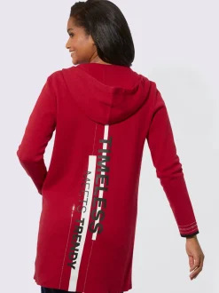 Veste longue en tricot coupe longue affinante