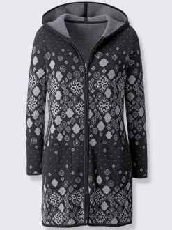 Veste longue en tricot qualité coton