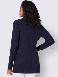 Veste longue en tricot 50% viscose