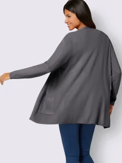 Veste longue en tricot 80% viscose