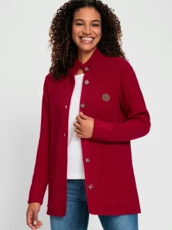 Veste longue en tricot 50% viscose