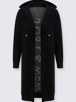Veste longue en tricot 50% viscose (ecovero)