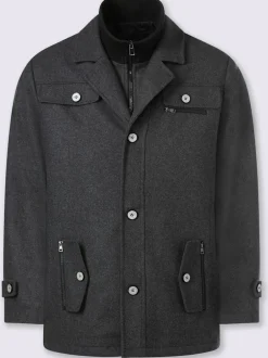 Veste longue nombreuses poches pratiques