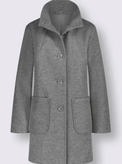 Veste longue toucher doux