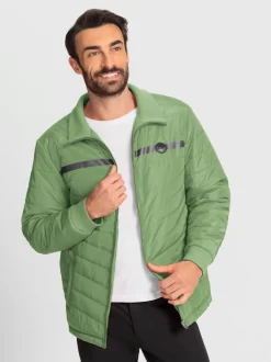 Veste matelassée piquage tendance