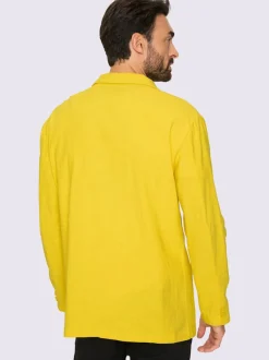 Veste mélange coton-lin estival