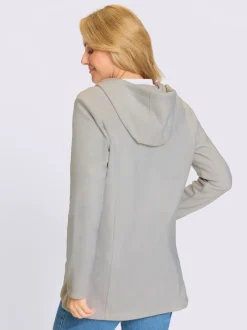 Veste polaire coupe longue affinante