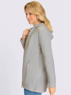 Veste polaire coupe longue affinante