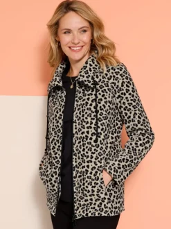 Veste polaire coutures princesse structurantes
