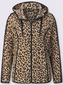 Veste polaire ruban en satin mode aux manches