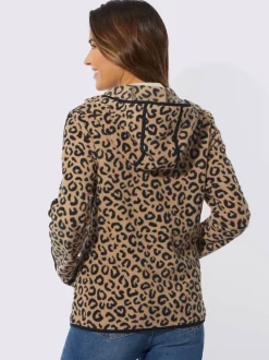Veste polaire ruban en satin mode aux manches