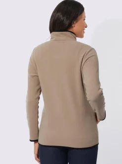 Veste polaire superbe broderie florale