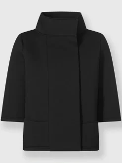 Veste sweat imitation néoprène