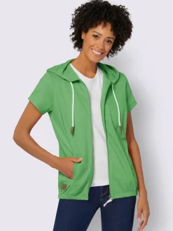 Veste sweat pur coton
